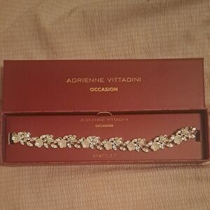 Adrienne Vittadini Crystal Embellished Bracelet
